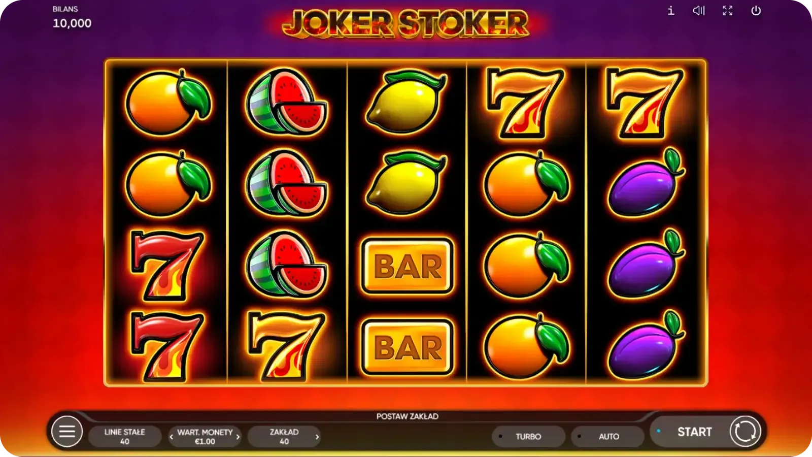 Symbole w slocie Joker Stoker