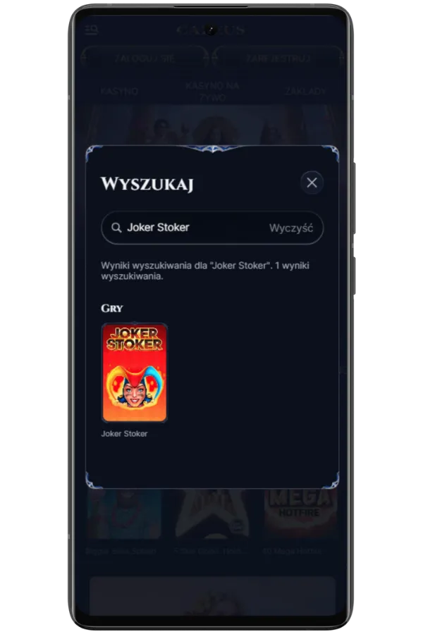Wyszukiwanie gry Joker Stoker