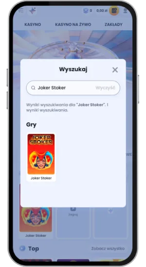 Wyszukiwanie gry Joker Stoker